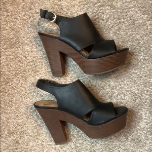 Report Chunky Sandal Platform Heels 9.5 fits a 10W
